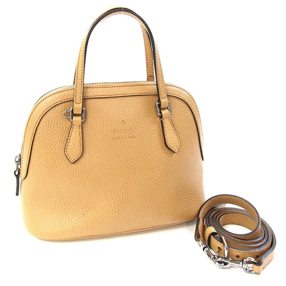 Gucci Handbag Brown Leather Shoulder Bag Crossbody